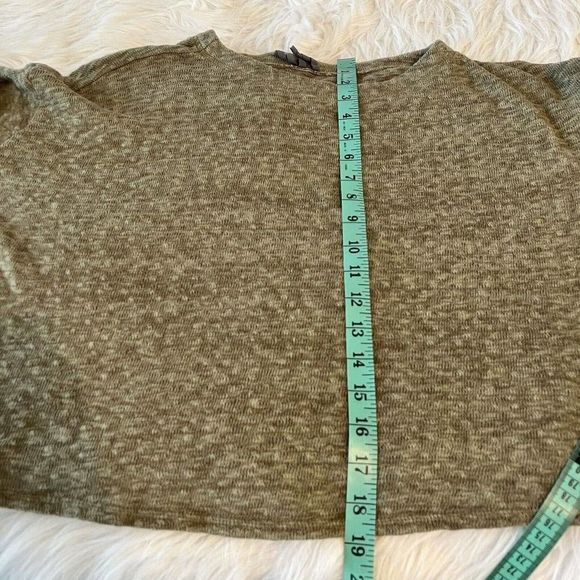 Anthropologie Temecula Sweater Pullover Long Sleeve Knit Shirt Size Small Green - Picture 9 of 10